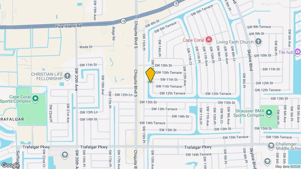 1110 SW 15th Ave Map and Location Details