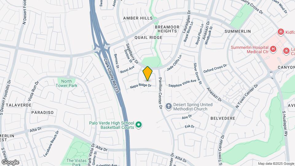 10932 Napa Ridge Dr Map and Location Details