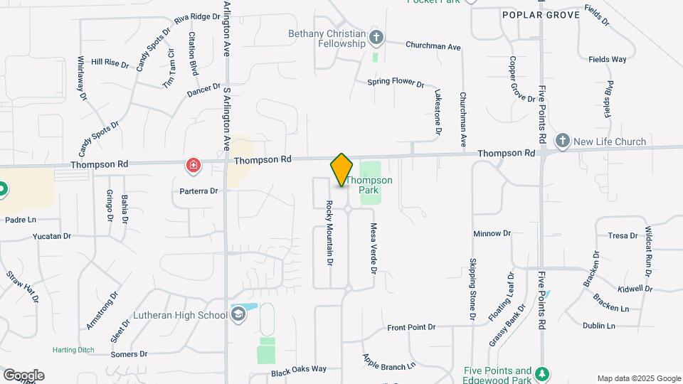 5108 Thompson Park Blvd Map and Location Details