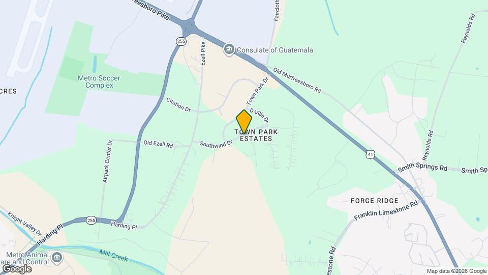 1711 Southwind Dr Map and Location Details