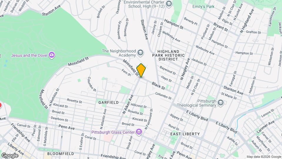 5404 Black St Map and Location Details