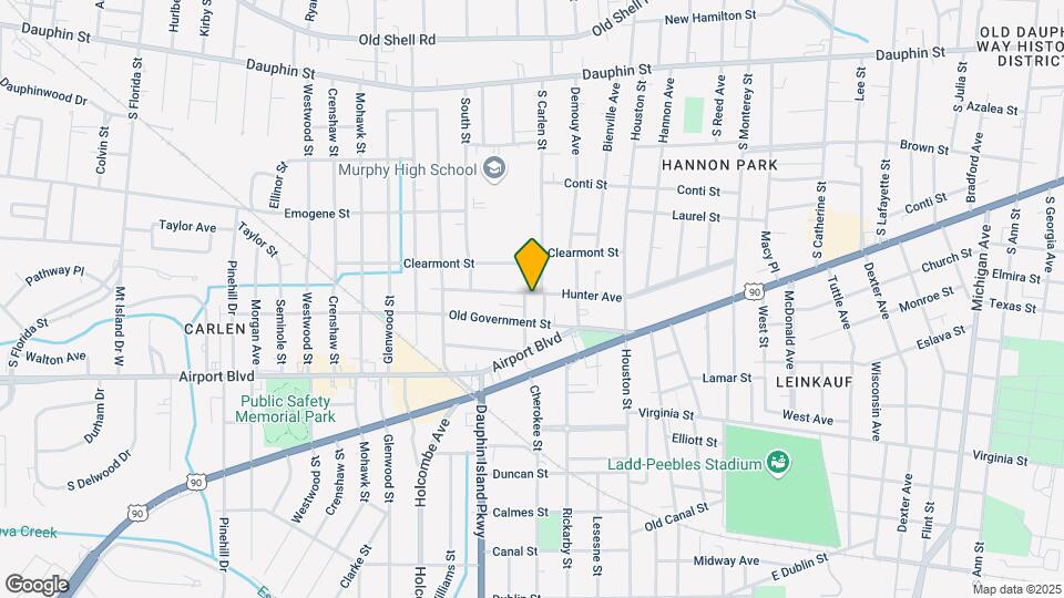 1863 Hunter Ave Map and Location Details