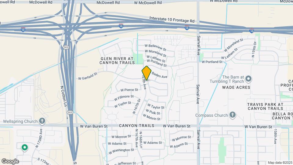 832 N 166th Ln Mapa y Detalles de la Ubicación