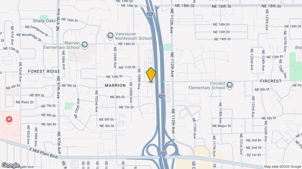 844 NE 109th Ct Map and Location Details