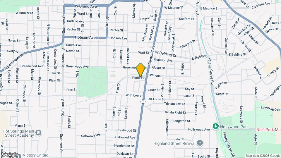 2000 Central Ave Mapa y Detalles de la Ubicación