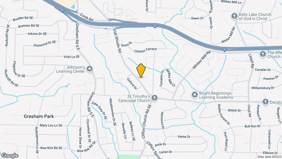 2750 Flat Shoals Rd Map and Location Details