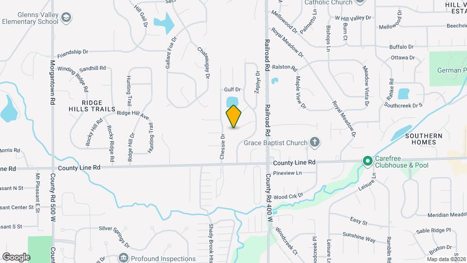 1151 Milwaukee Ct Map and Location Details