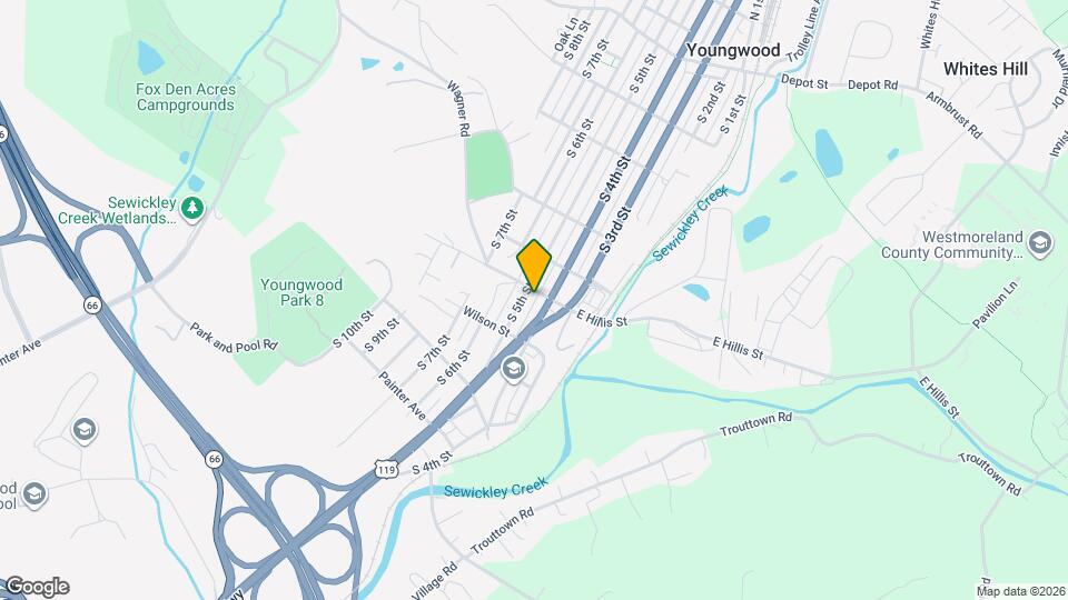 405 Hillis St, Unit Apt A Map and Location Details