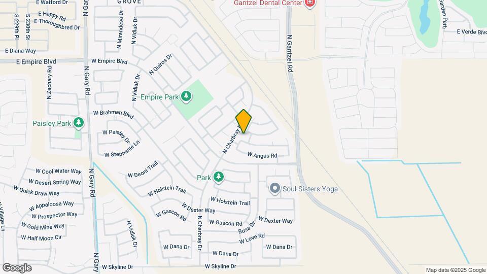 286 W Santa Gertrudis Trl Map and Location Details