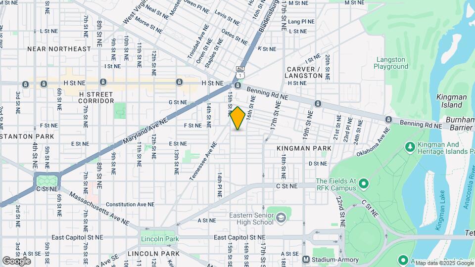 1516 F St NE Map and Location Details
