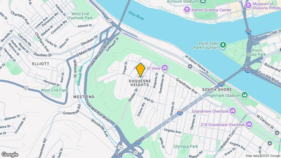 250 Shaler St Map and Location Details