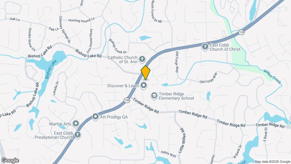 1912 Bonaventure Way Mapa y Detalles de la Ubicación