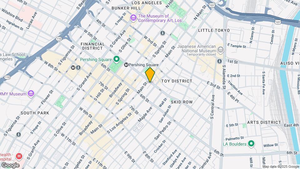 New Pershing Apartments Map and Location Details