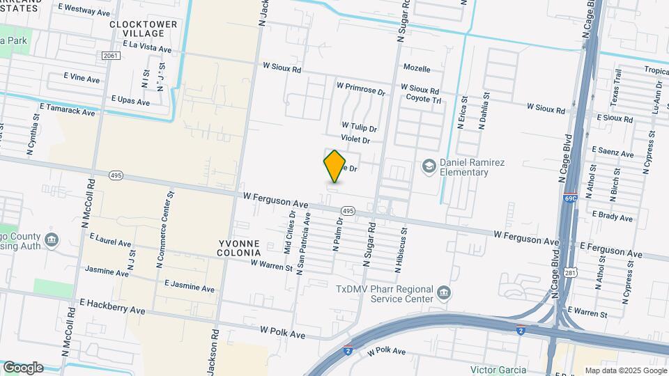 1320 Del Oro Lane Map and Location Details