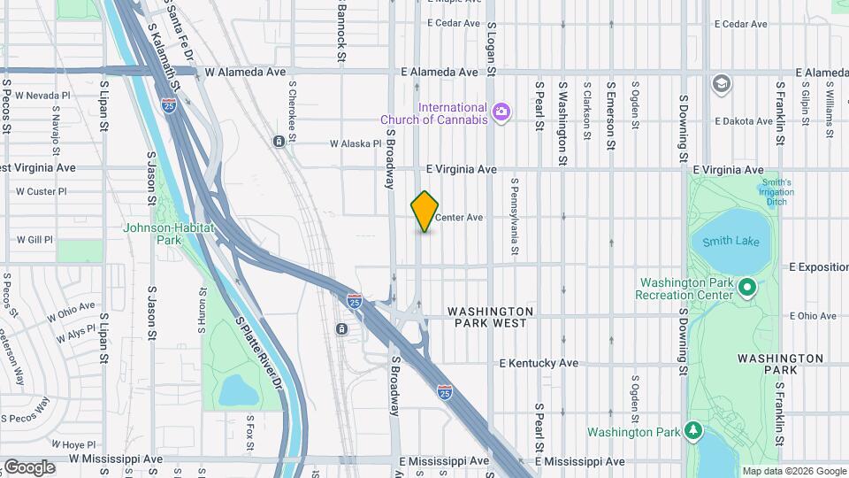 646 S Lincoln St, Unit Unit 2 Map and Location Details