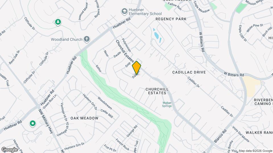 14606 Dauber Map and Location Details