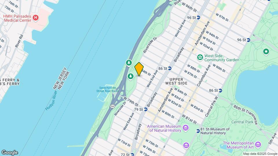332 West 83rd Street Map and Location Details