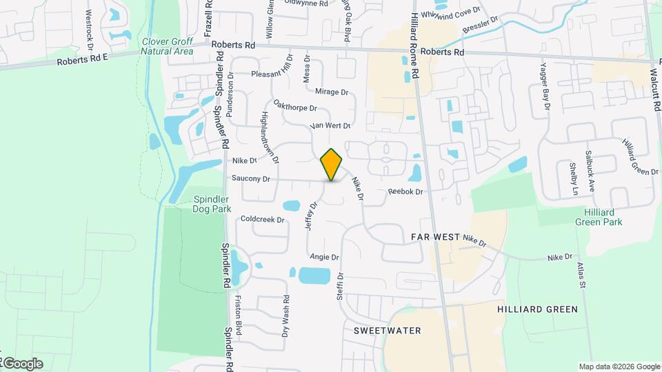 5691 Saucony Dr Map and Location Details