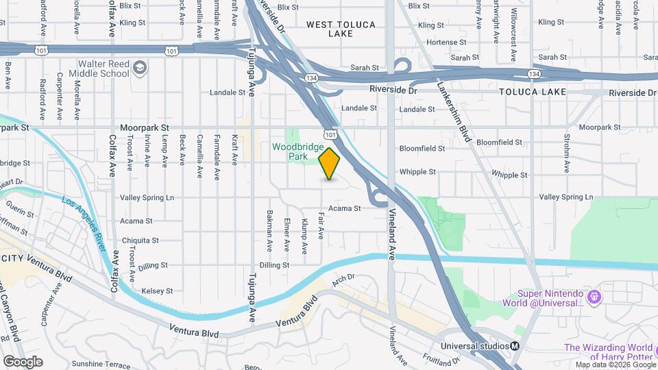 11165 Valley Spring Ln Map and Location Details