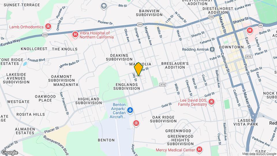 1548 Olive Ave Map and Location Details