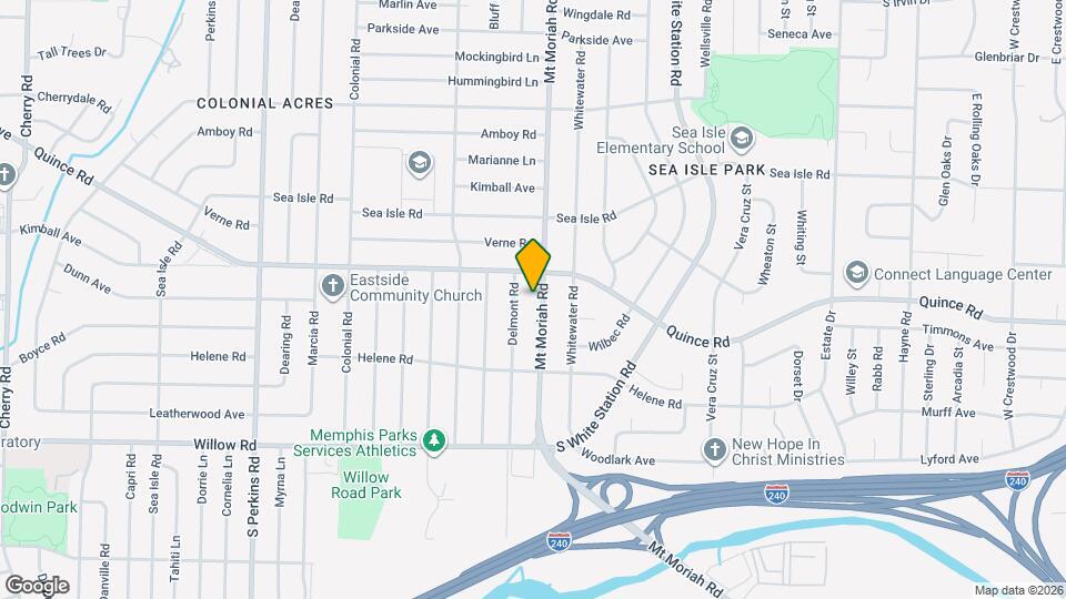 1515 Mt Moriah Rd Map and Location Details