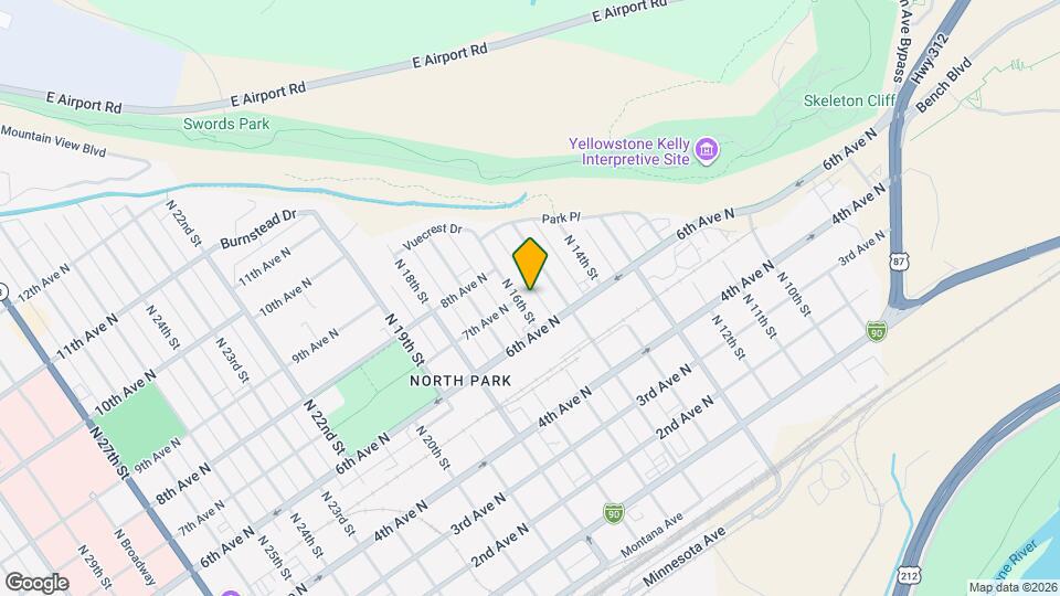 623 N 16th St Map and Location Details