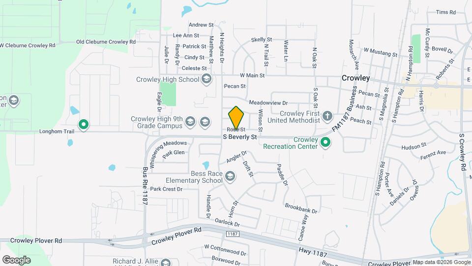 905 Rose St Map and Location Details