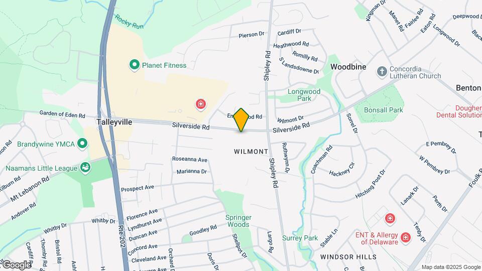 3316 Silverside Rd Map and Location Details