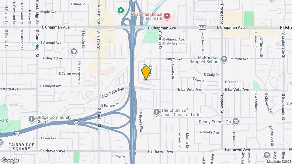 465 S Tracy Ln Mapa y Detalles de la Ubicación