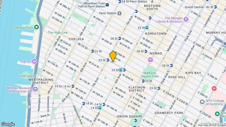 162 E 23rd St Map and Location Details
