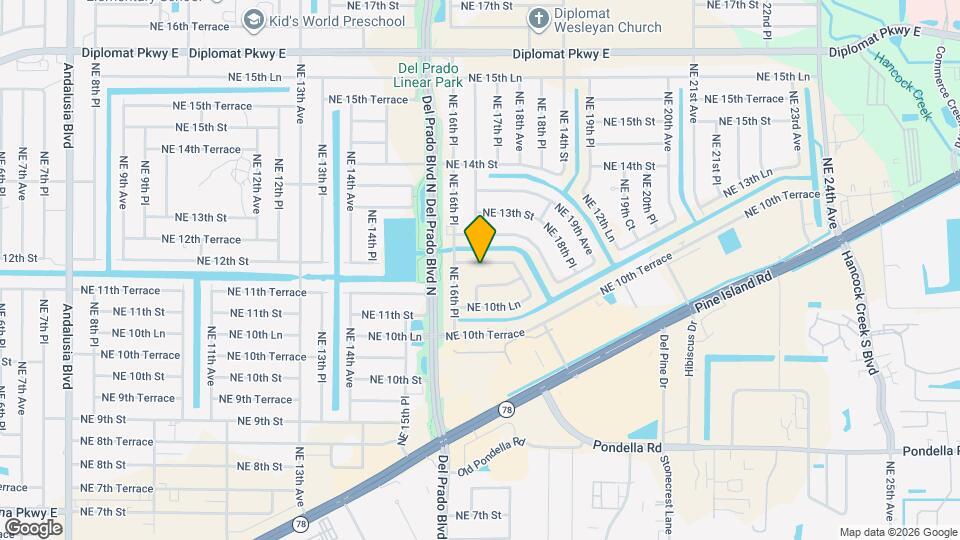 1700 NE 12th St Map and Location Details