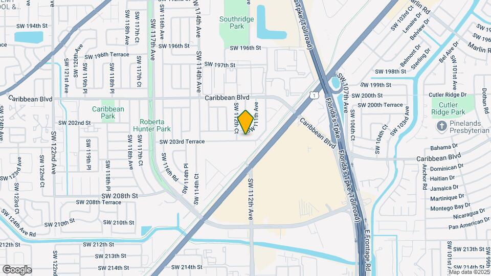 11121 SW 203rd Terrace Map and Location Details