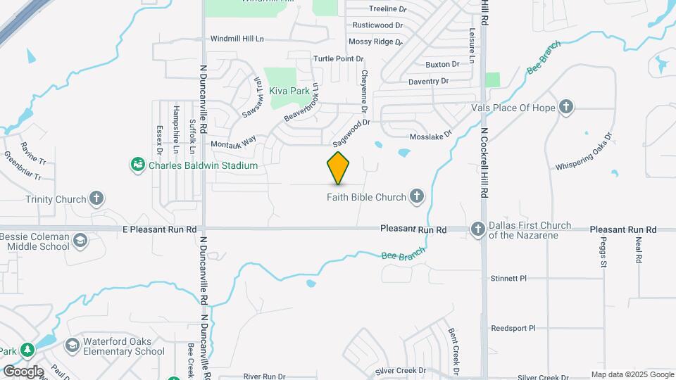 1614 Tenderfoot Ln Map and Location Details