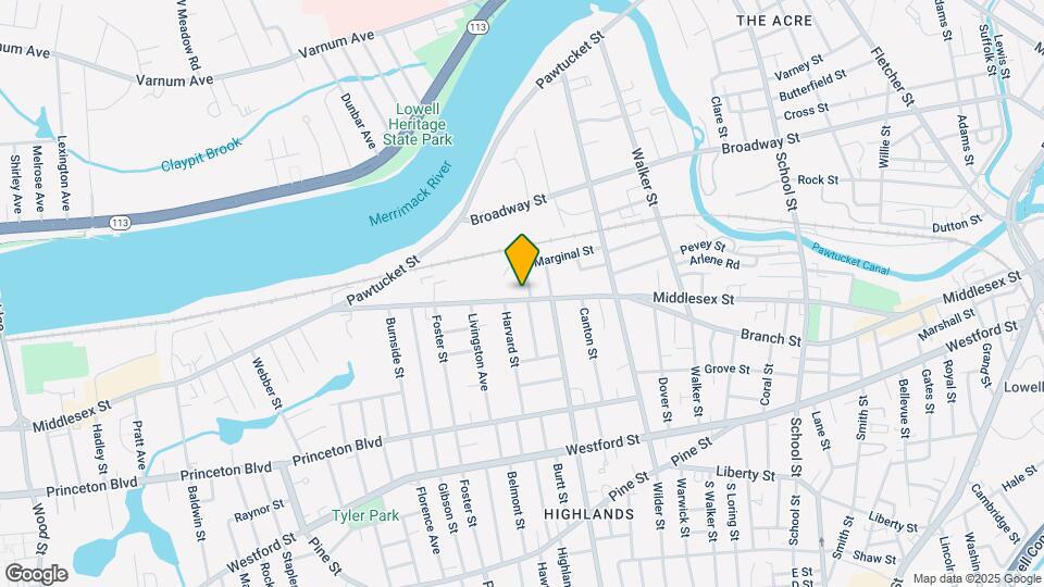 1235 Middlesex St Map and Location Details