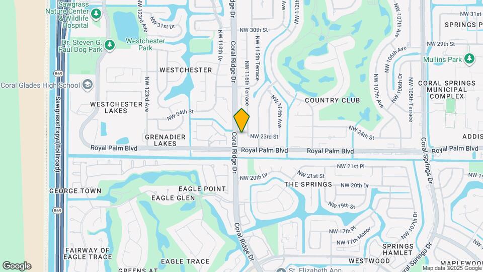 11638 NW 23rd Ct, Unit 11638 Map and Location Details