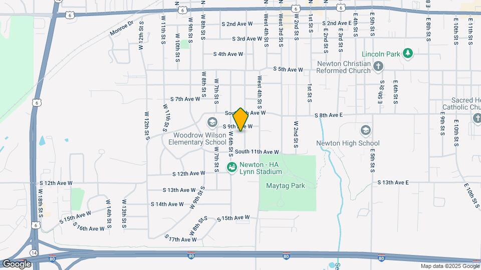913 W 5th St S Map and Location Details