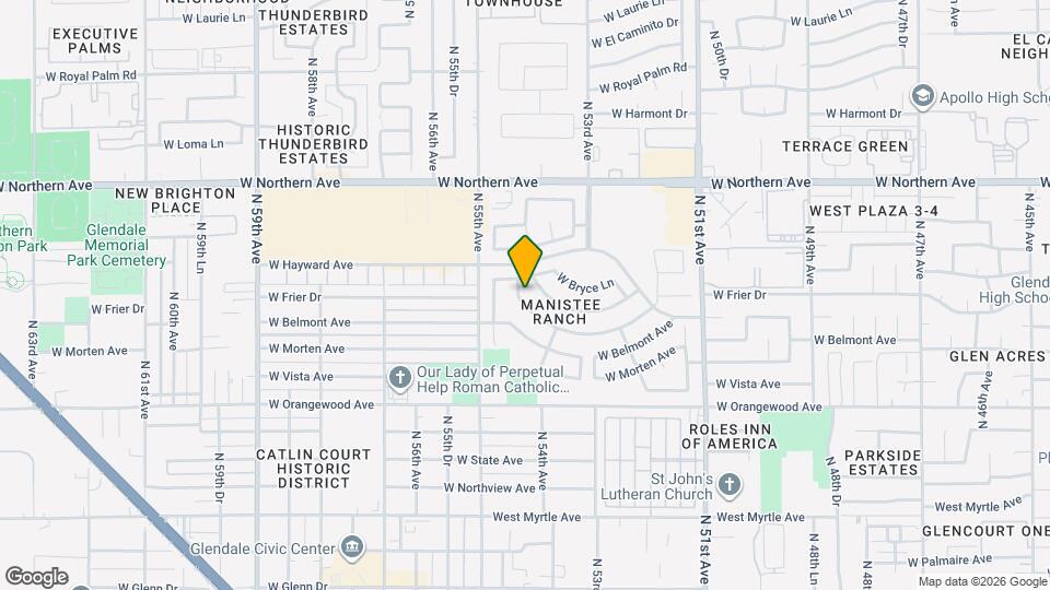 5394 W Kaler Cir Map and Location Details