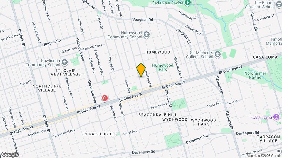 165 Arlington Ave Map and Location Details