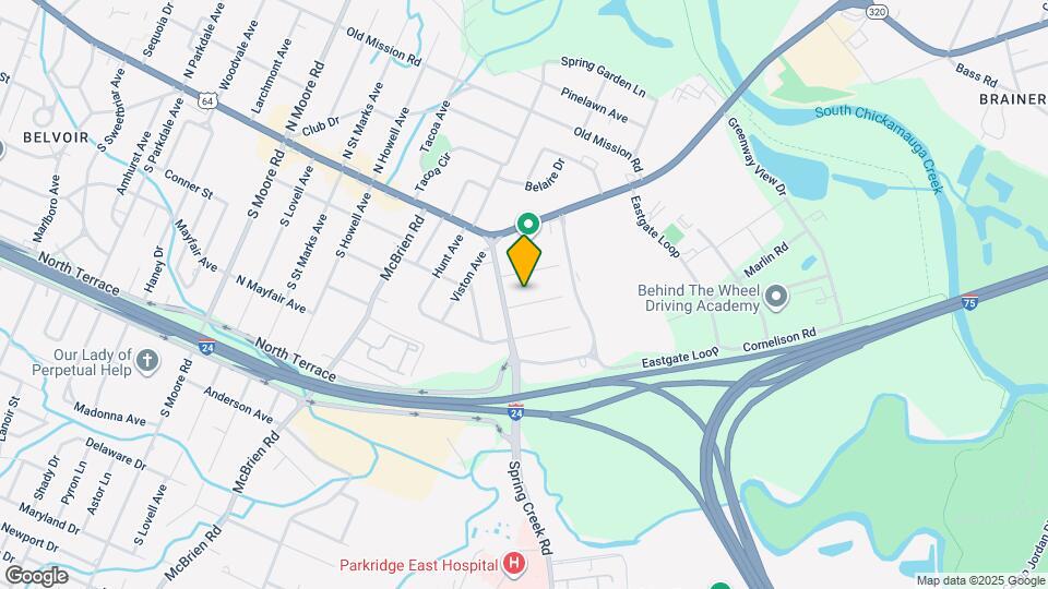 5501 Rosemont Dr Map and Location Details