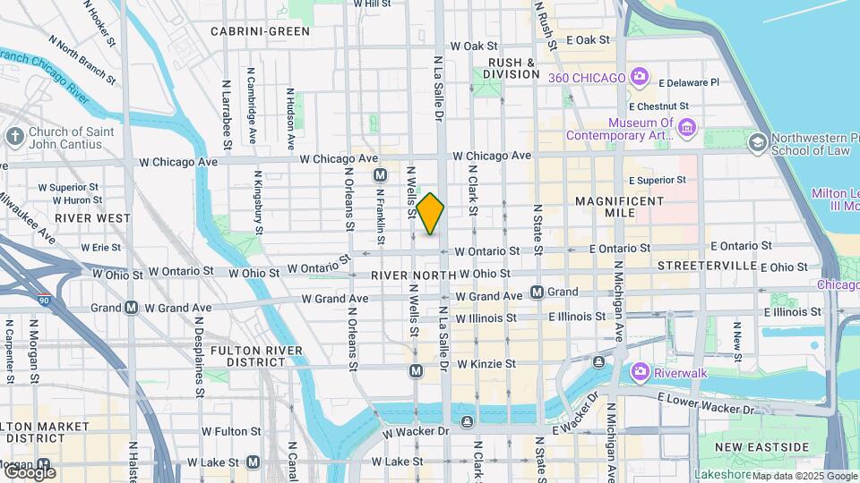640 N La Salle Dr, Unit 304 Mapa y Detalles de la Ubicación