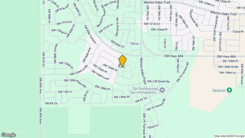 13632 SW 82nd Ave Map and Location Details