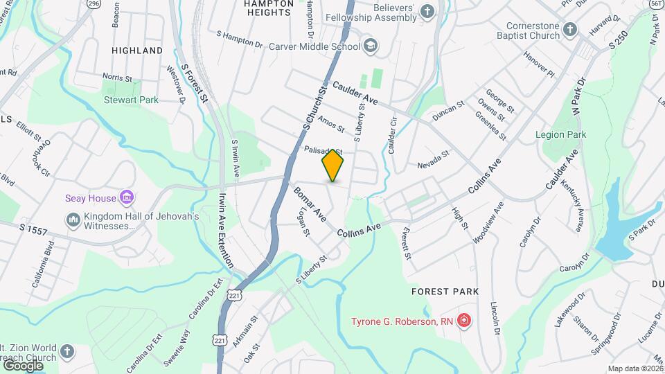 210 Sunny St Mapa y Detalles de la Ubicación