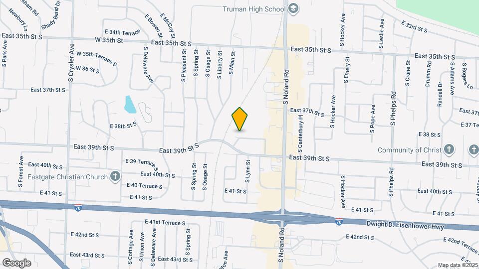 13608 E 38 Terrace S Map and Location Details