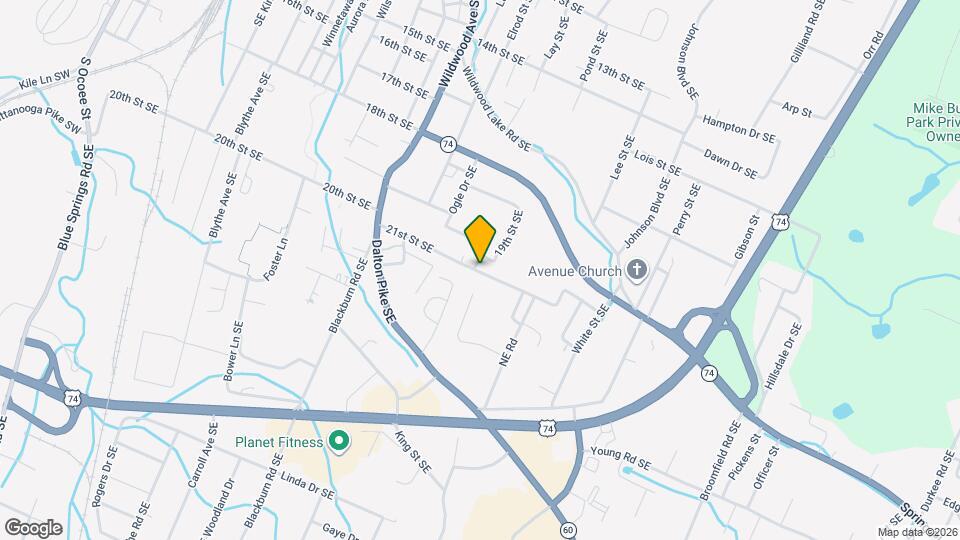 1575 Petty St Map and Location Details