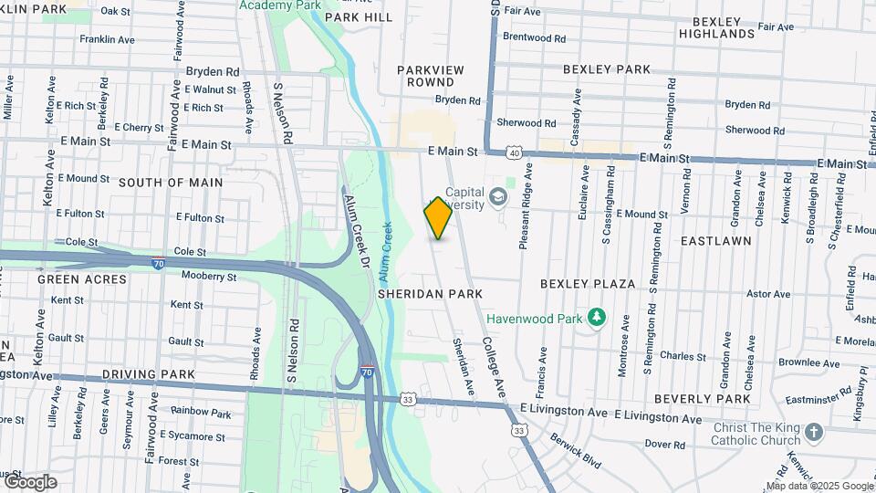 716 Sheridan Ave Map and Location Details