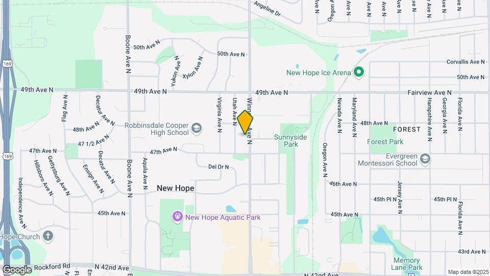 4725 Winnetka Ave N Map and Location Details