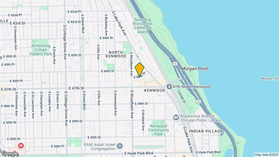 1227 E 46th St Map and Location Details