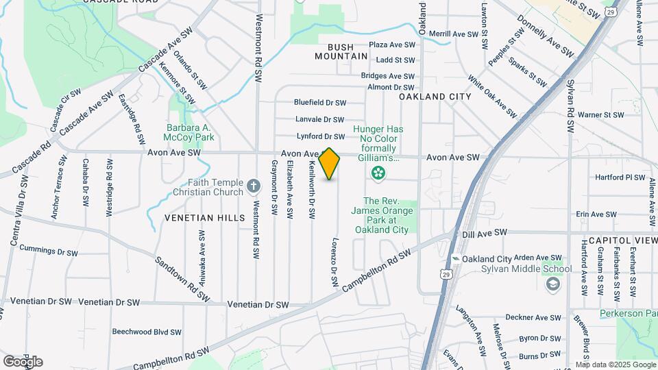 1257 Lorenzo Dr SW Mapa y Detalles de la Ubicación