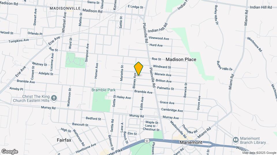 6716 Britton Ave Map and Location Details
