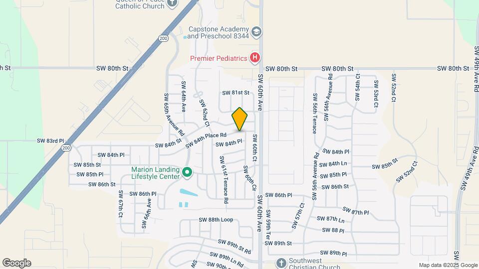 6126 SW 84th Place Rd Map and Location Details